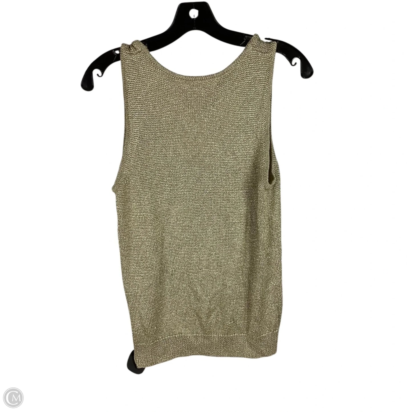 Top Sleeveless Designer By Lilly Pulitzer In Gold, Size: S