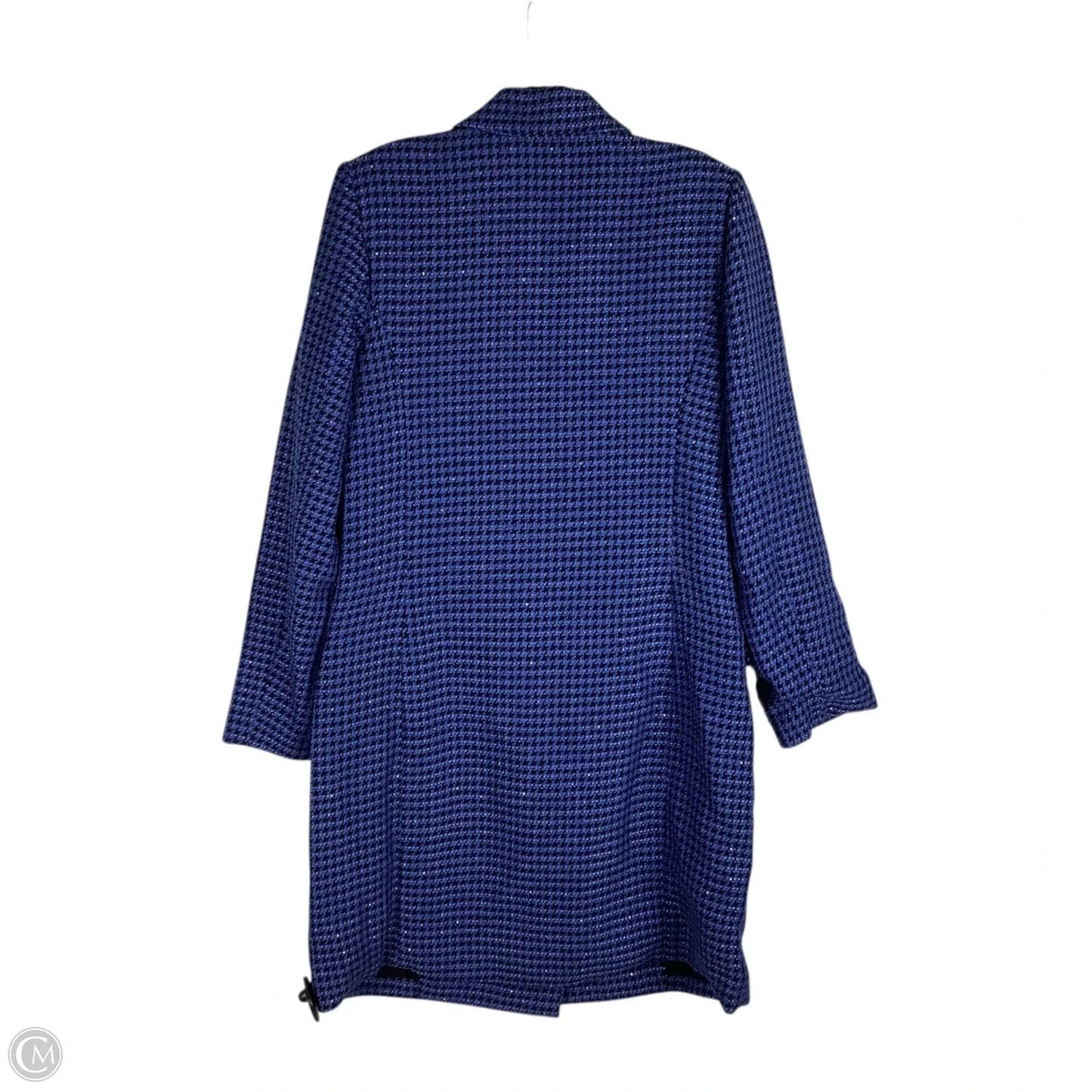 Coat Peacoat By Nicole Miller In Blue, Size: 10