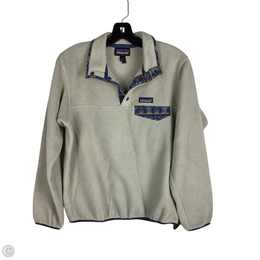 Jacket Fleece By Patagonia In Tan, Size: S