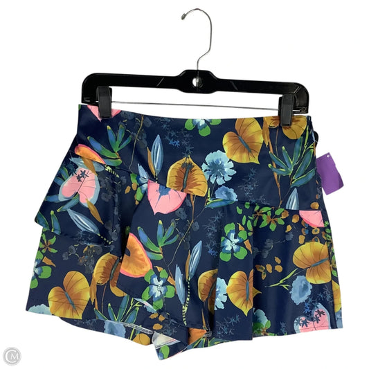Skort By Jade In Blue & Yellow, Size: 4