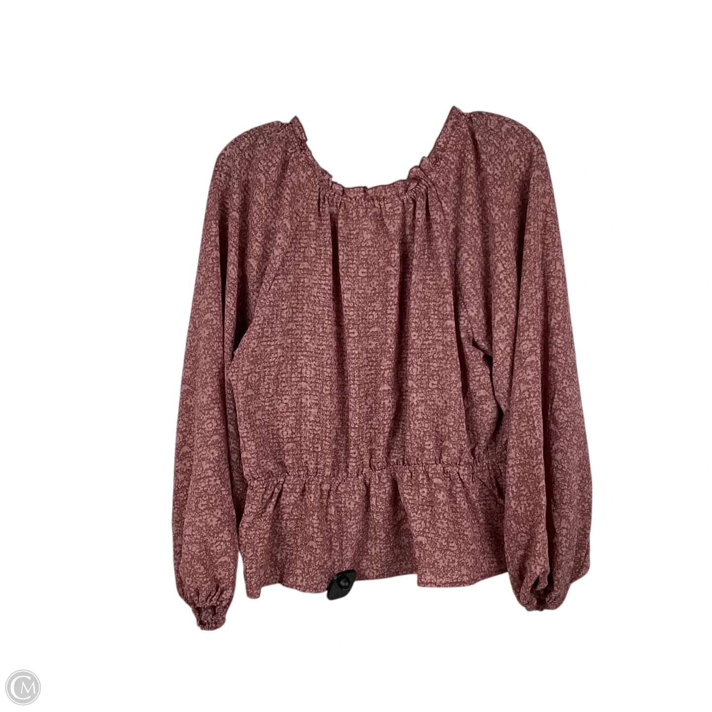 Top Long Sleeve By Universal Thread In Purple, Size: L