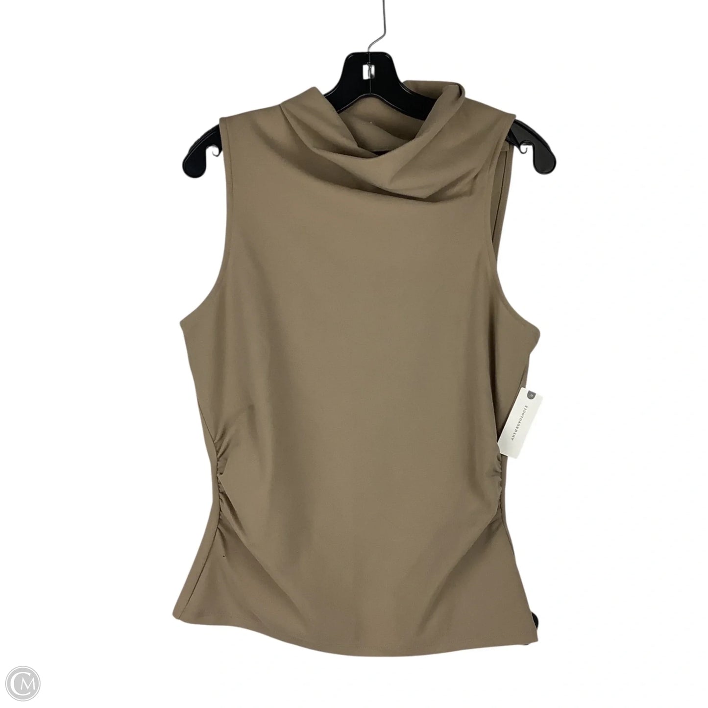 Top Sleeveless By Anthropologie In Brown, Size: M