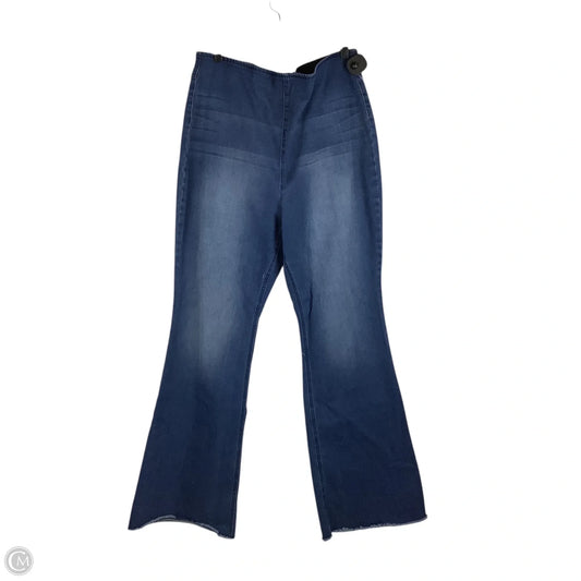 Jeans Boot Cut By Knox Rose In Blue Denim, Size: Xxl