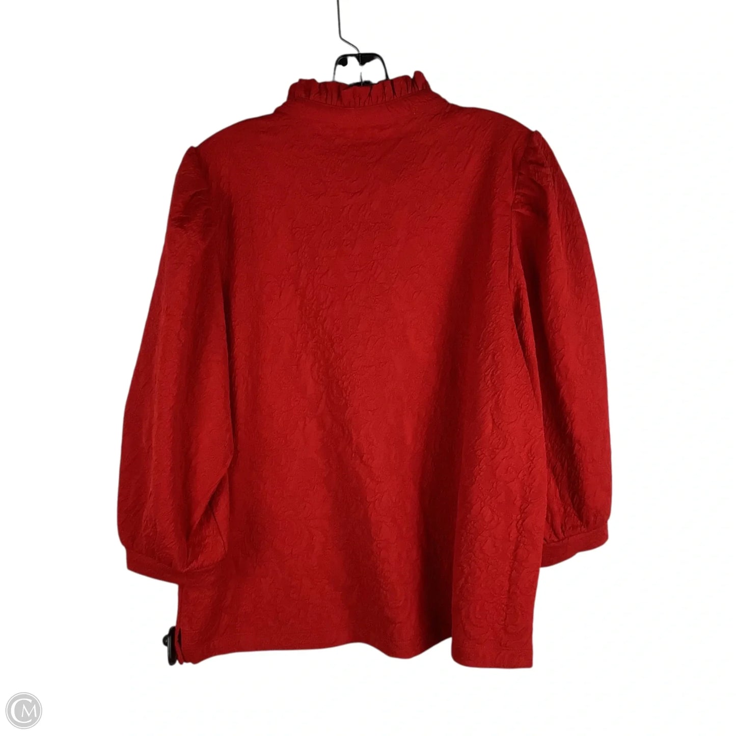 Top Long Sleeve By Crown And Ivy In Red, Size: Xlp