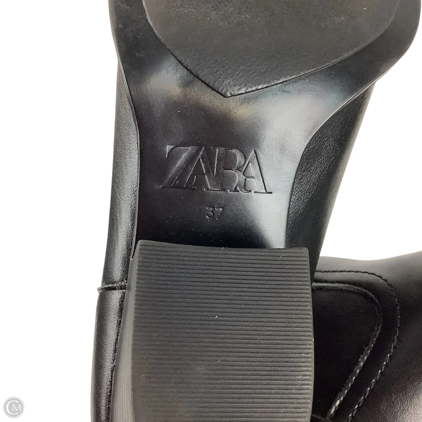 Boots Western By Zara In Black, Size: 6.5 (37)