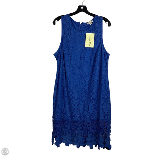 Dress Casual Short By Clothes Mentor In Blue, Size: 2x