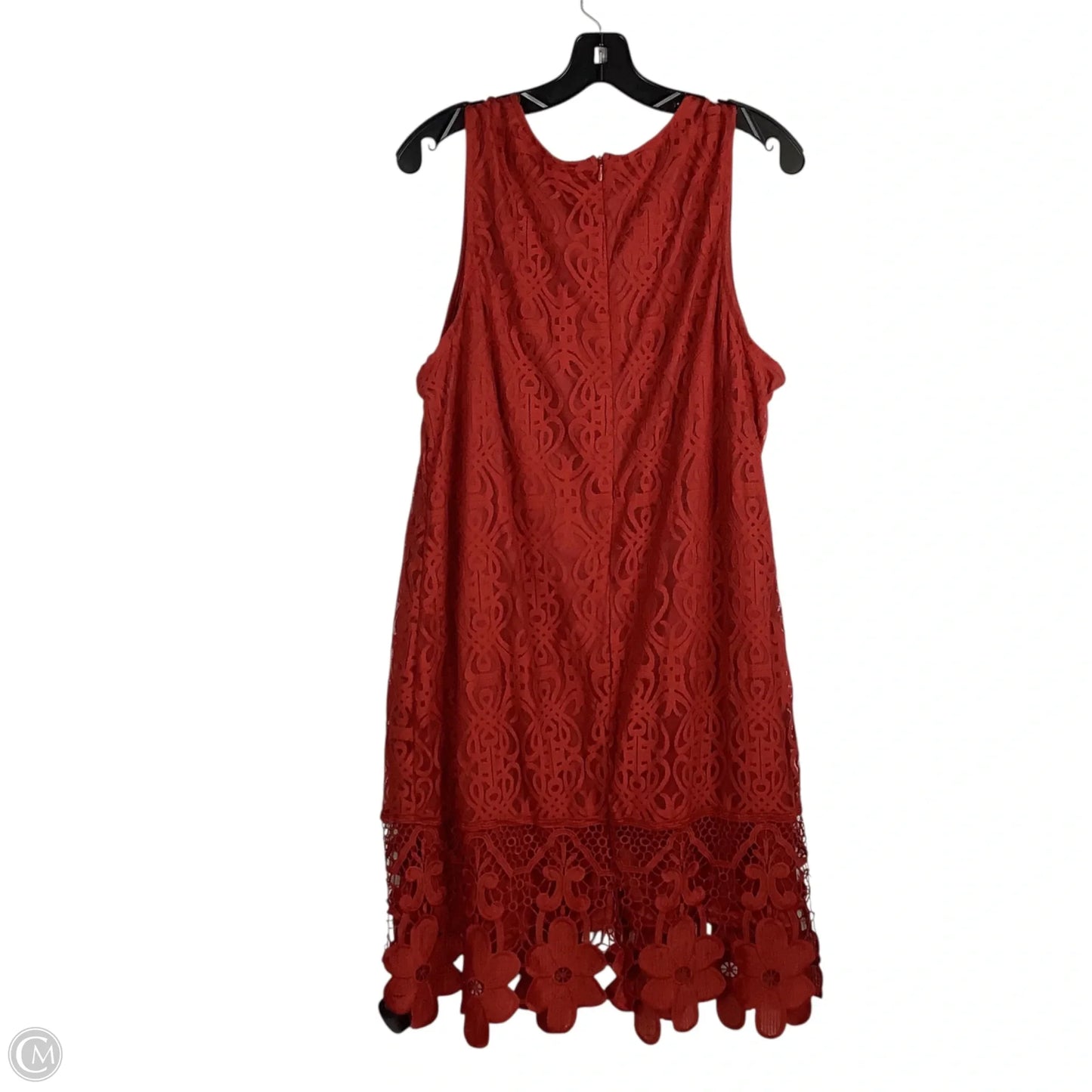 Dress Casual Short By Clothes Mentor In Red, Size: 2x