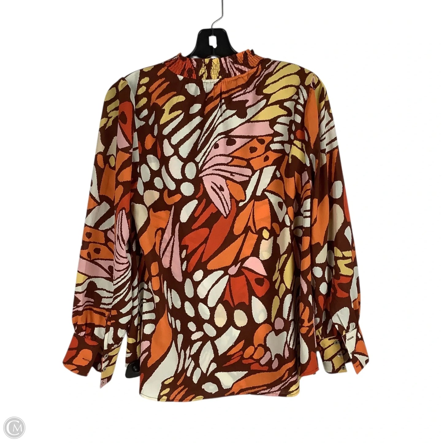 Top Long Sleeve By Jodifl In Brown, Size: S