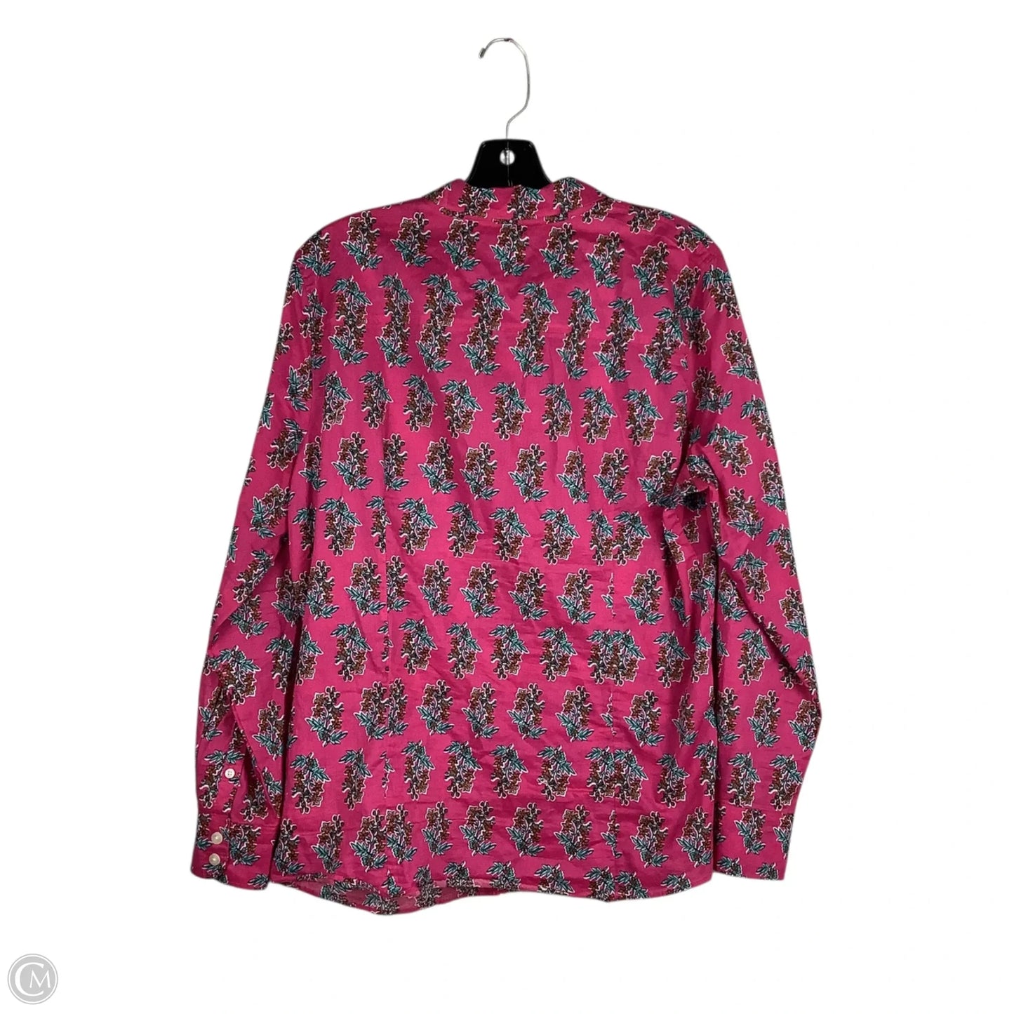Top Long Sleeve By J. Crew In Pink, Size: Xl