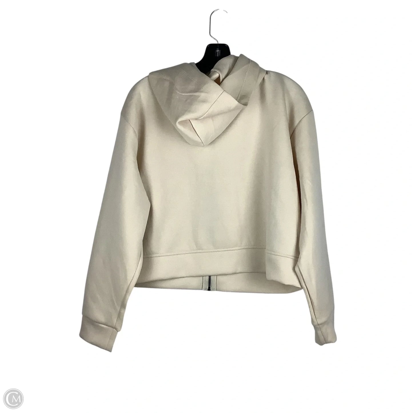 Sweatshirt Hoodie By A New Day In Cream, Size: L