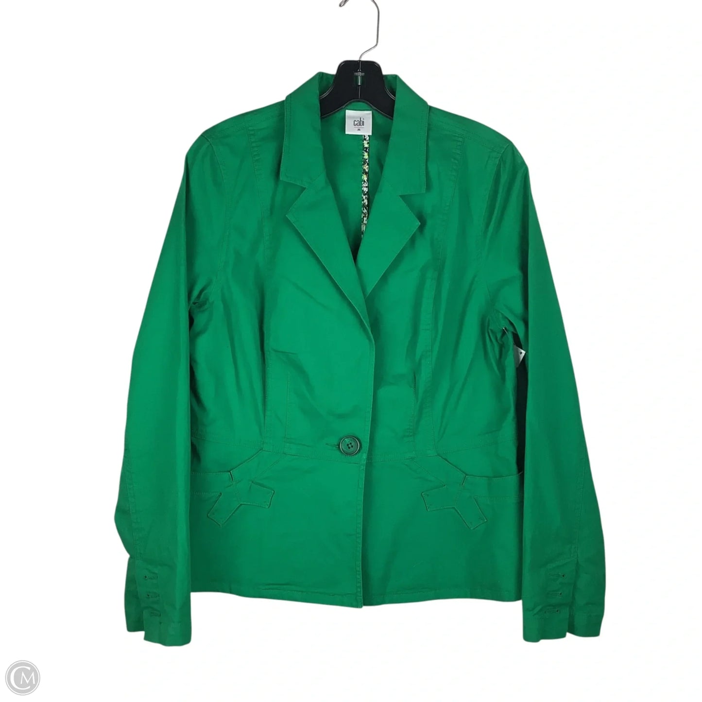 Jacket Other By Cabi In Green, Size: M