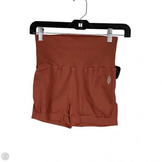 Athletic Shorts By Free People In Orange, Size: Xs