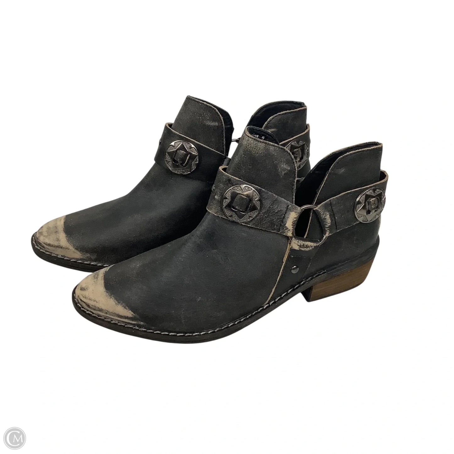 Boots Ankle Heels By Chinese Laundry In Black, Size: 9