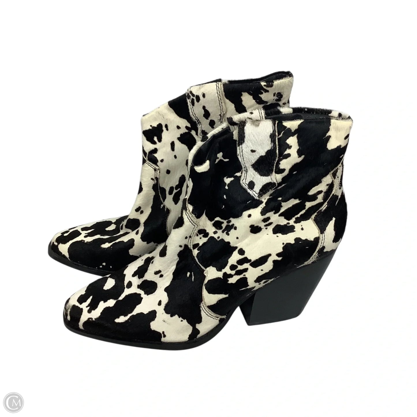 Boots Ankle Heels By Chinese Laundry In Animal Print, Size: 9