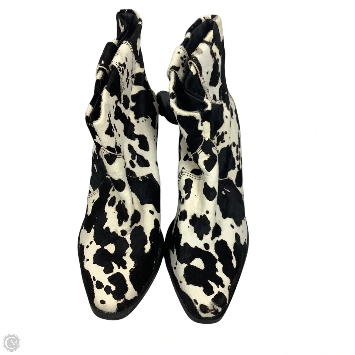 Boots Ankle Heels By Chinese Laundry In Animal Print, Size: 9