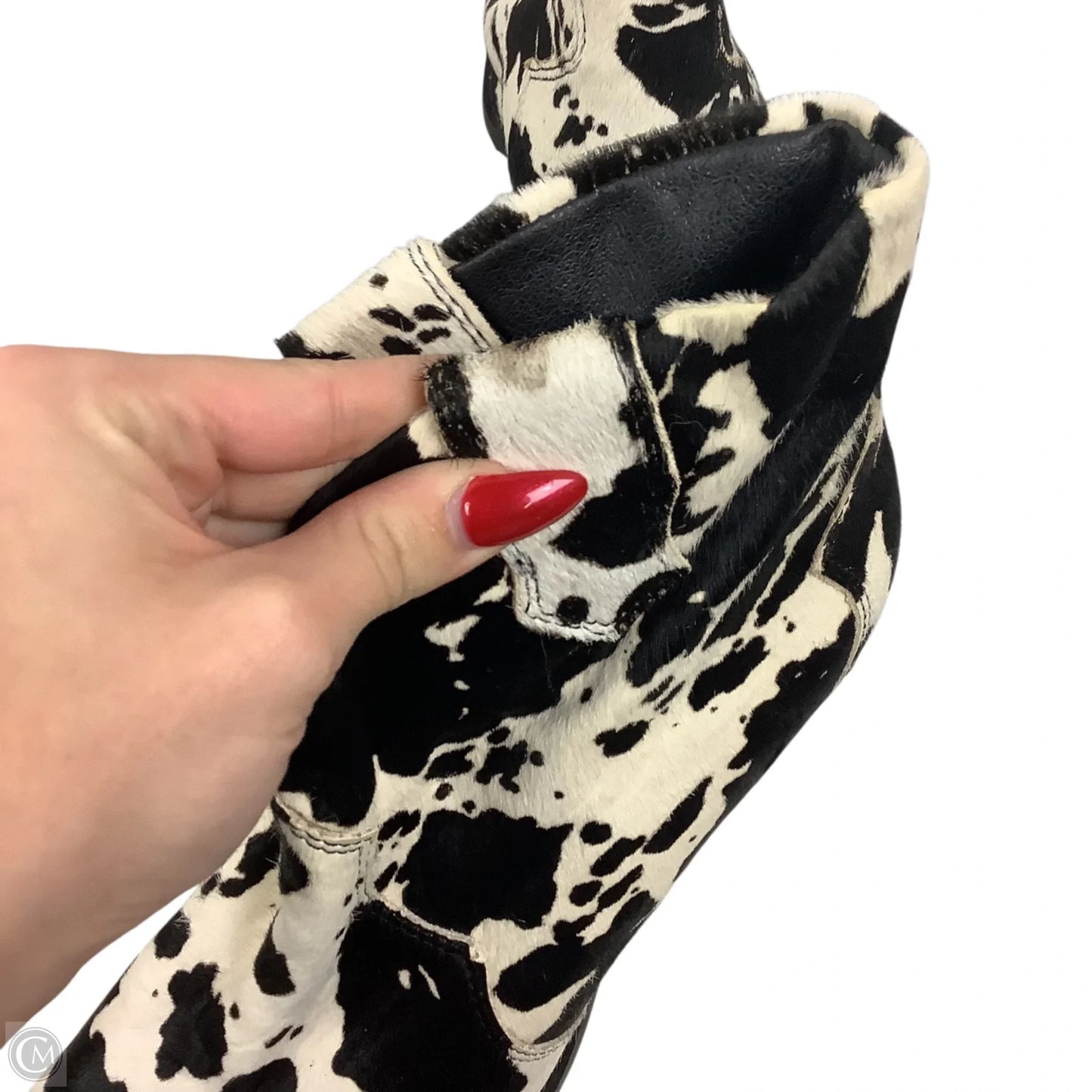 Boots Ankle Heels By Chinese Laundry In Animal Print, Size: 9