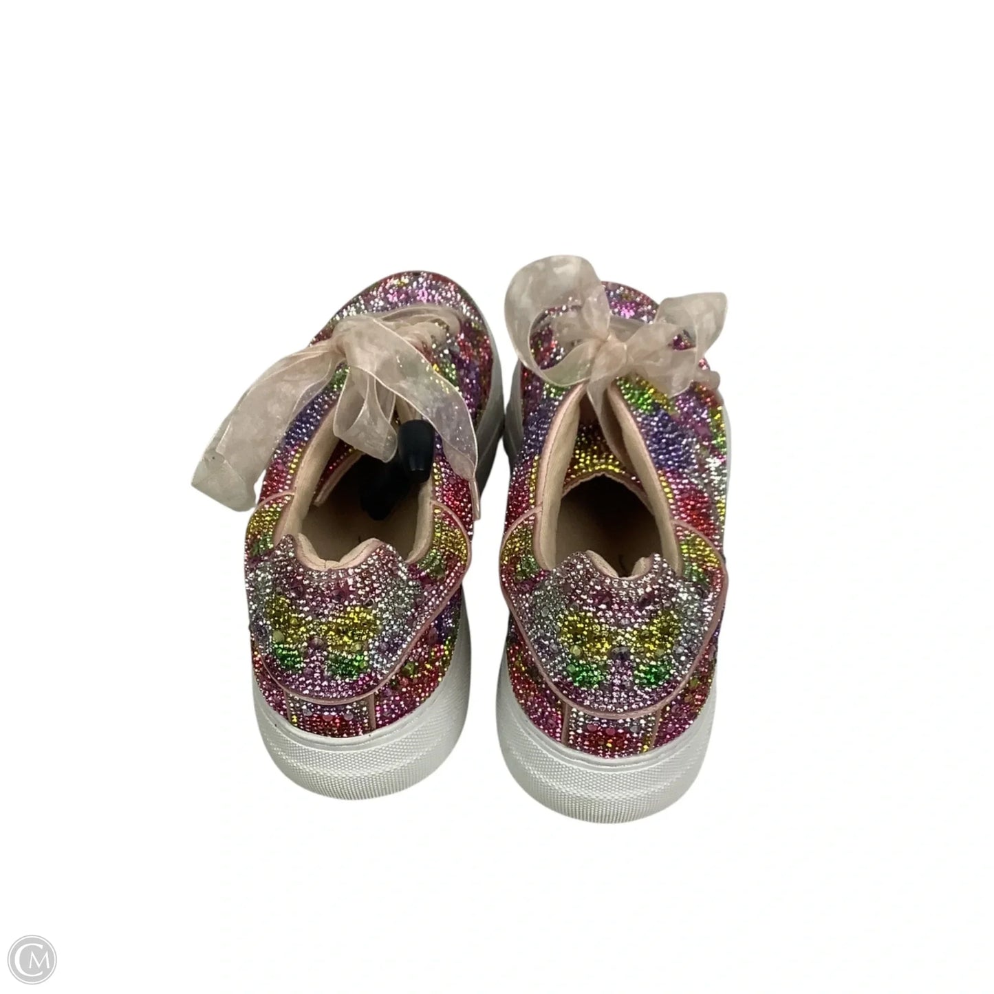 Shoes Sneakers Platform By Betsey Johnson In Multi-colored, Size: 9