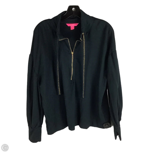 Sweatshirt Designer By Lilly Pulitzer In Black, Size: L