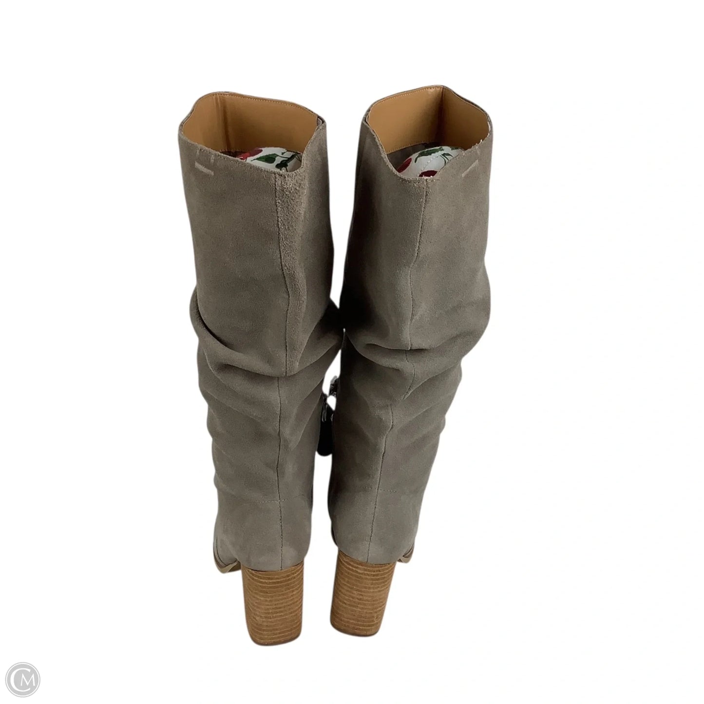 Boots Mid-calf Heels By Splendid In Grey, Size: 7.5