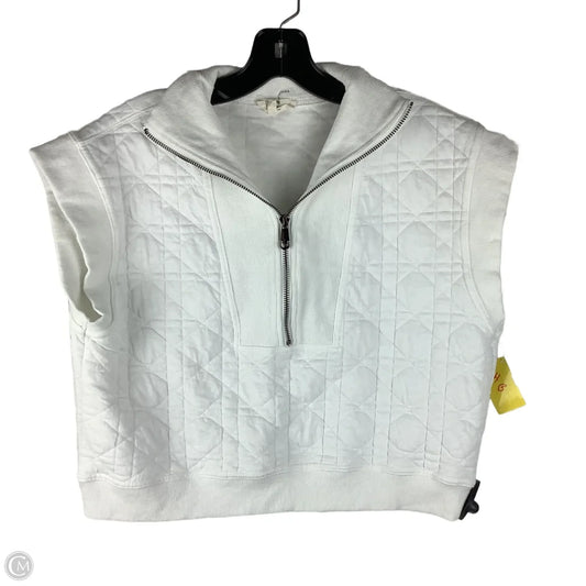 Top Short Sleeve By Entro In White, Size: S