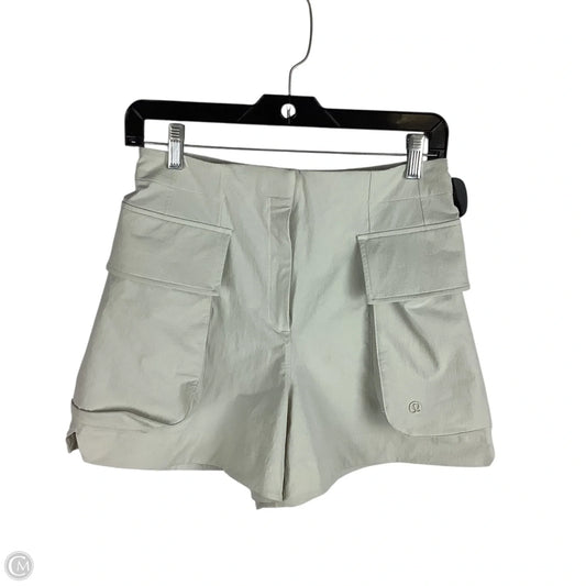Athletic Shorts By Lululemon In Cream, Size: 4