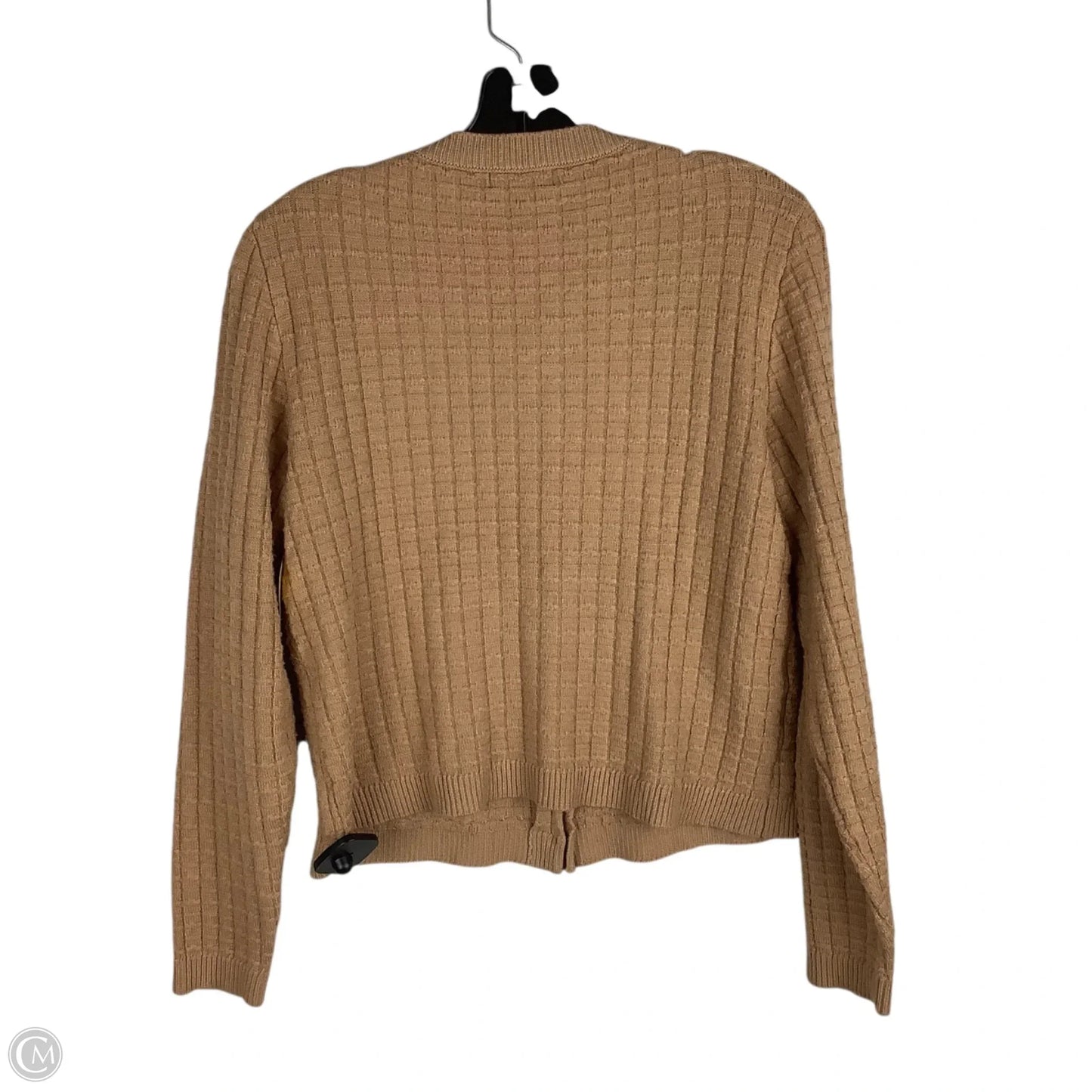 Sweater Cardigan By Clothes Mentor In Brown, Size: S