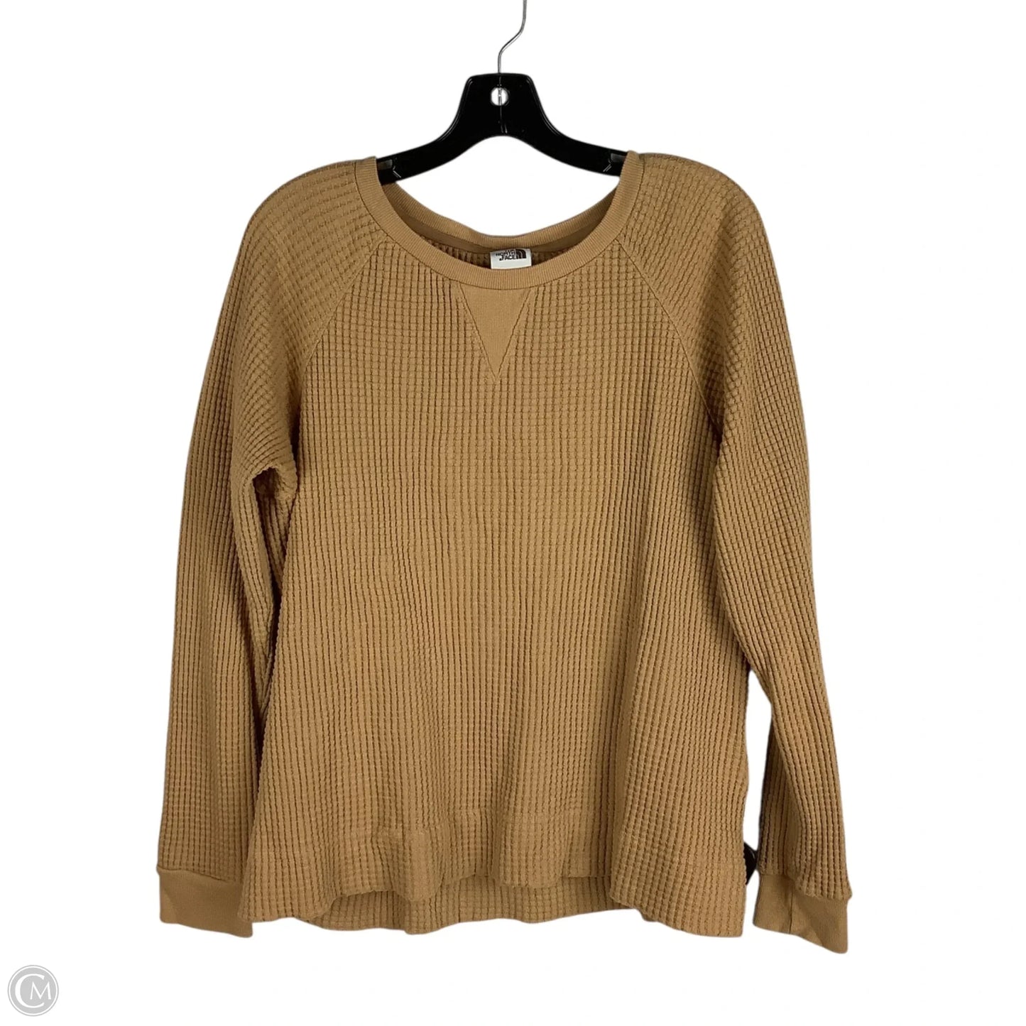 Top Long Sleeve By The North Face In Tan, Size: L