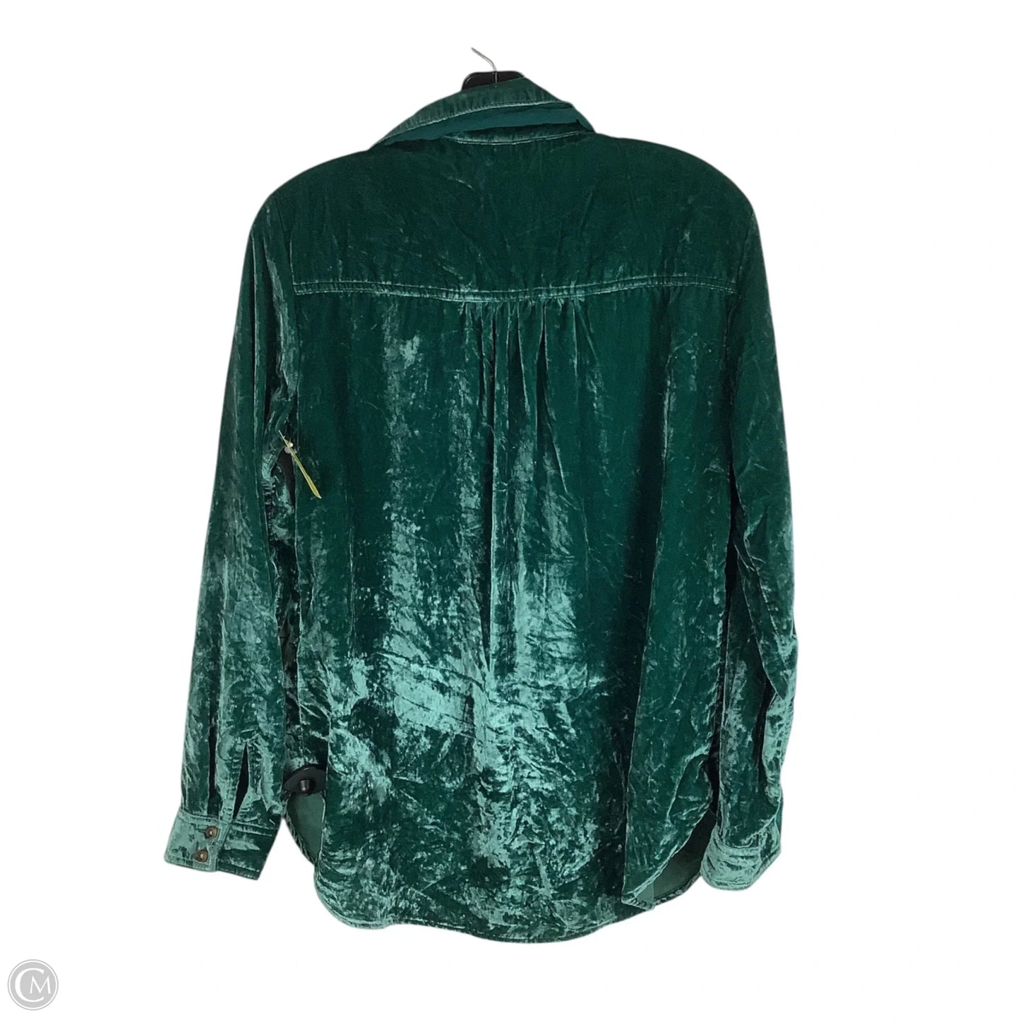 Top Long Sleeve By Pilcro In Green, Size: S