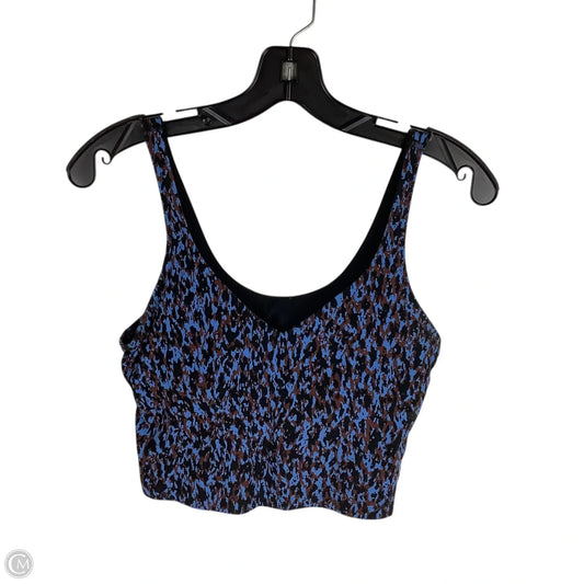 Athletic Tank Top By Lululemon In Blue & Brown, Size: 8