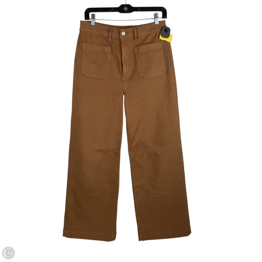 Pants Wide Leg By Loft In Brown, Size: 4
