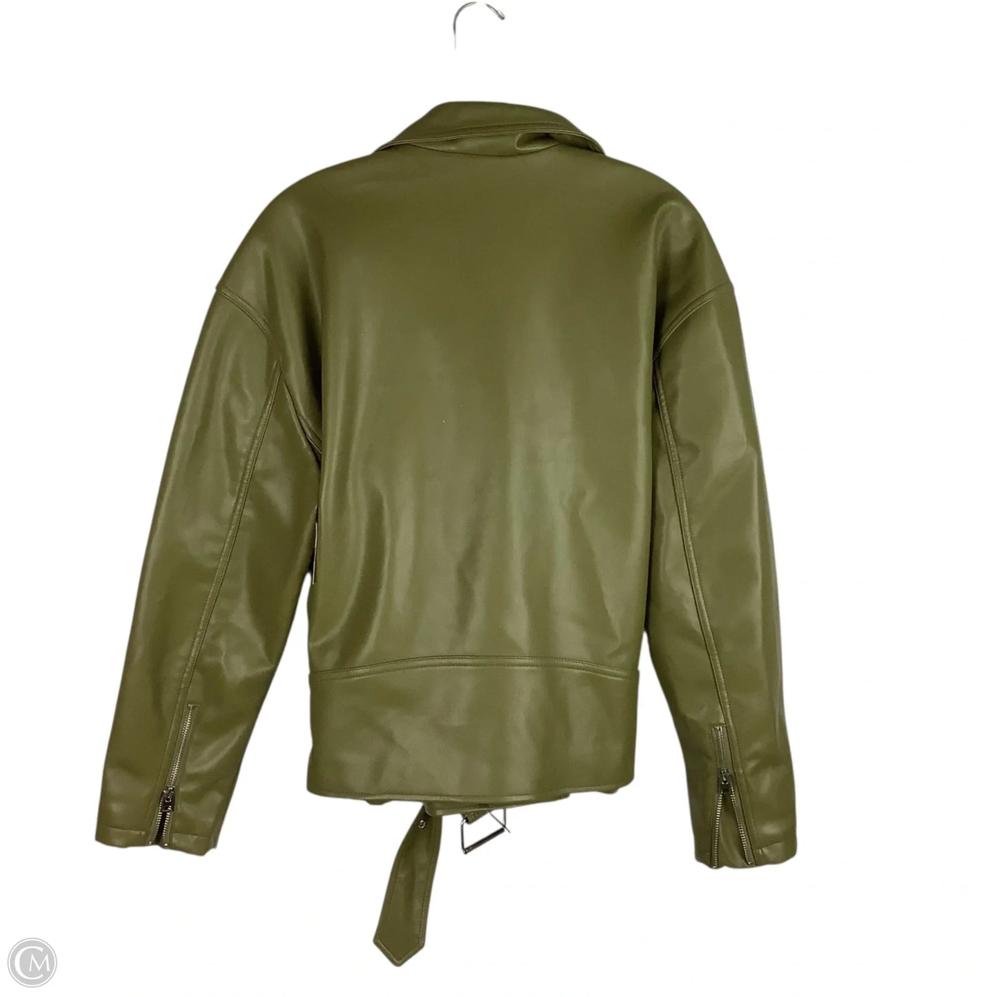 Jacket Utility By Topshop In Green, Size: 8