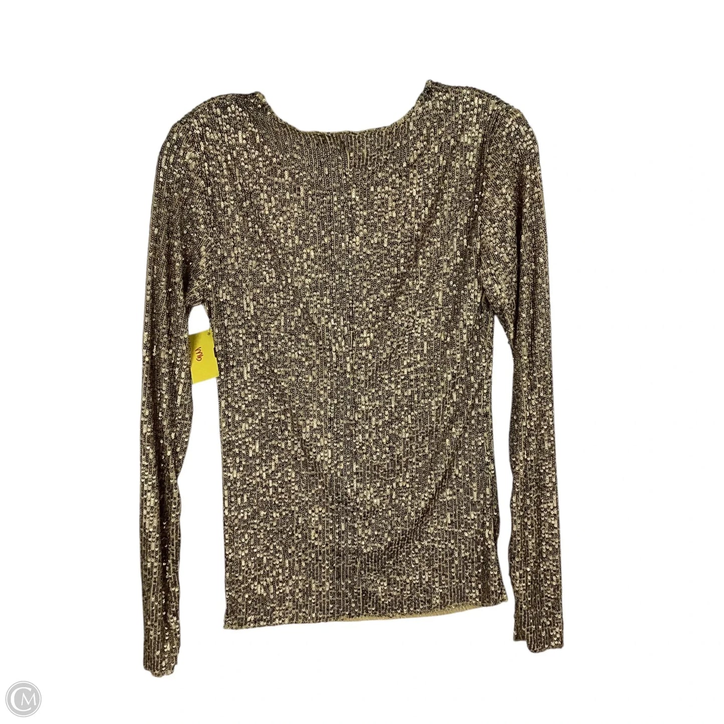 Top Long Sleeve By Free People In Gold, Size: S