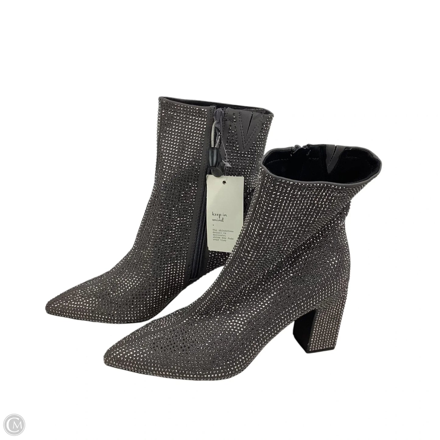 Boots Ankle Heels By A New Day In Grey, Size: 8.5