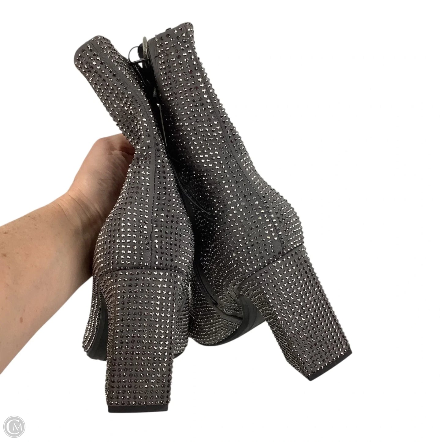 Boots Ankle Heels By A New Day In Grey, Size: 8.5