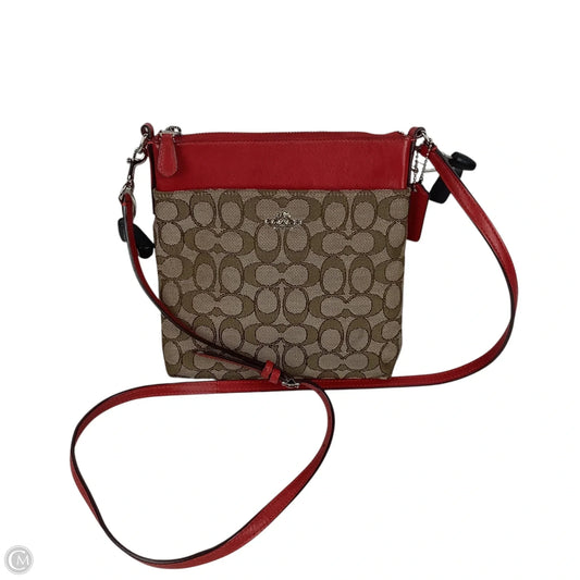 Crossbody Designer By Coach, Size: Small