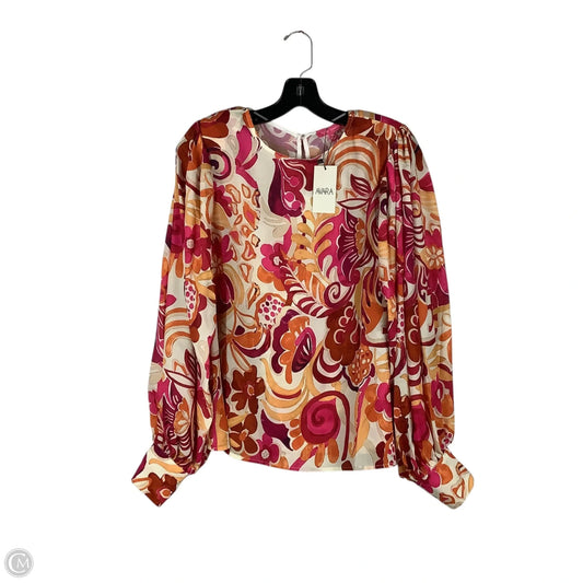 Top Long Sleeve By Flying Tomato In Multi-colored, Size: M