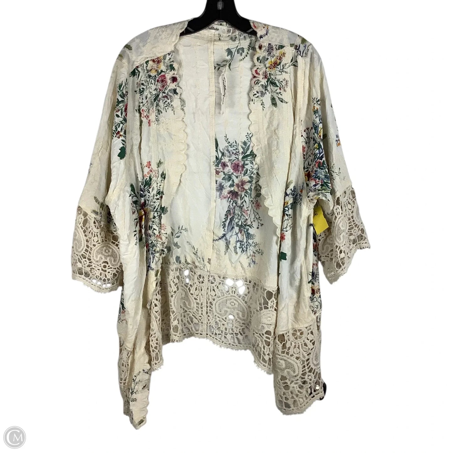 Kimono By Solitaire In Cream, Size: 2x