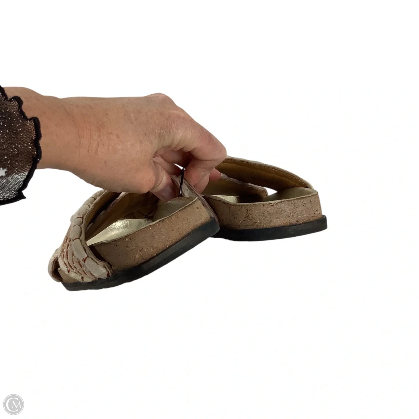 Sandals Flats By Free People In Gold, Size: 6.5 (37)