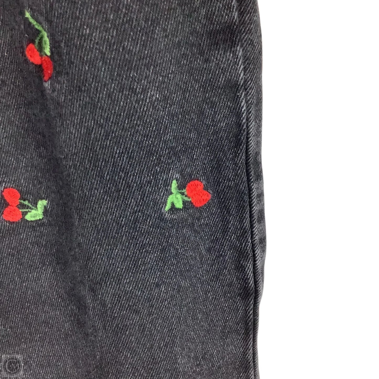 Jeans Wide Leg By Forever 21 In Black Denim, Size: 14