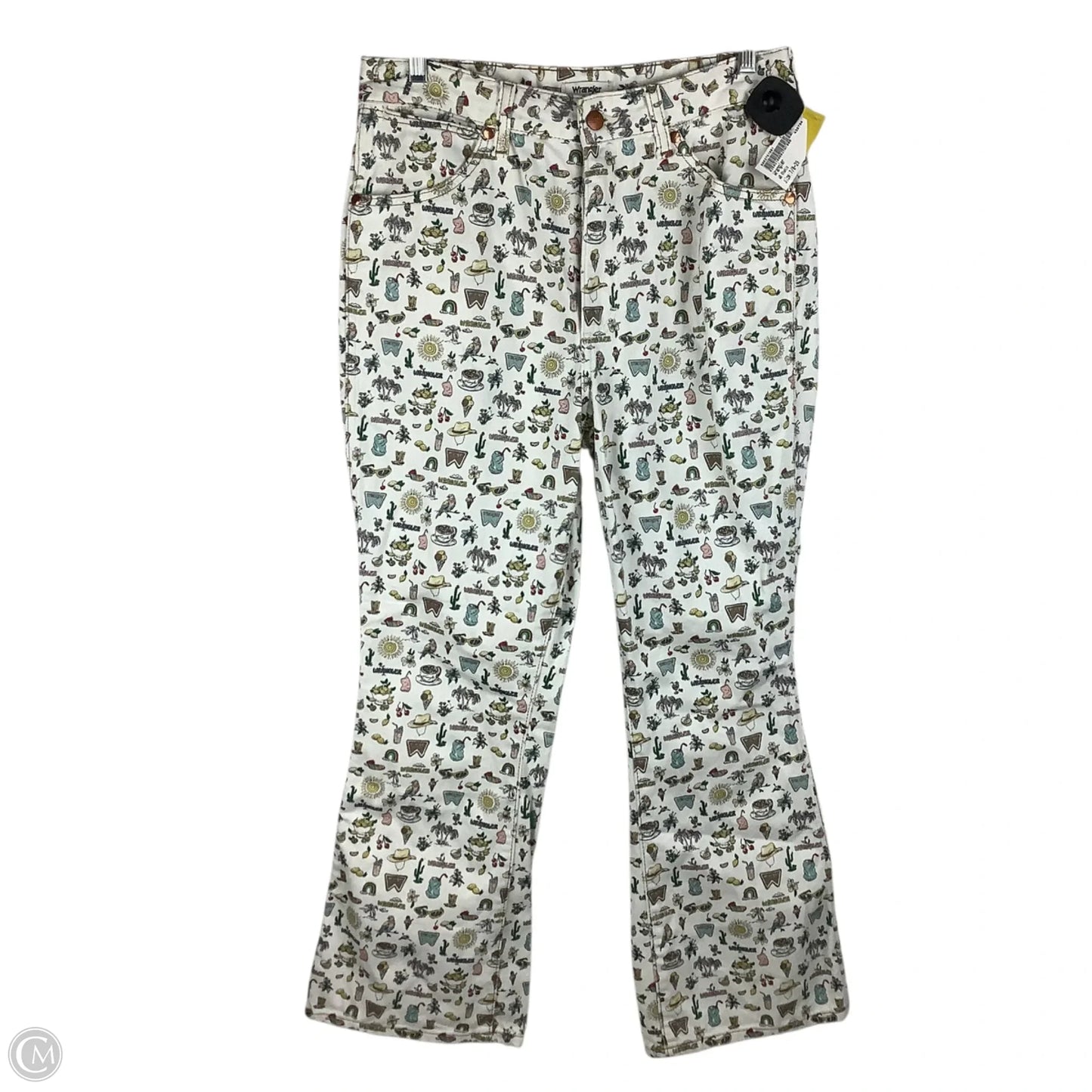 Jeans Straight By Wrangler In Multi-colored, Size: 6