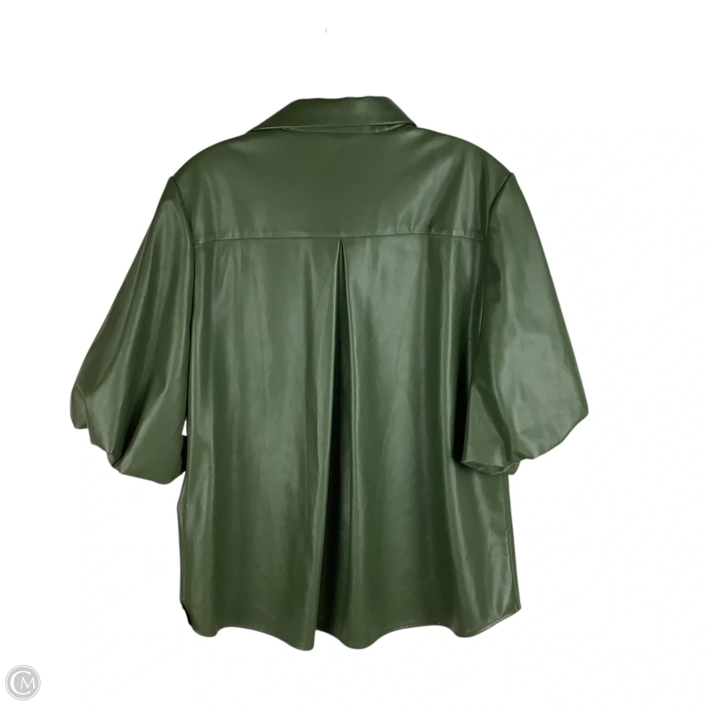 Top Short Sleeve By Cmc In Green, Size: L