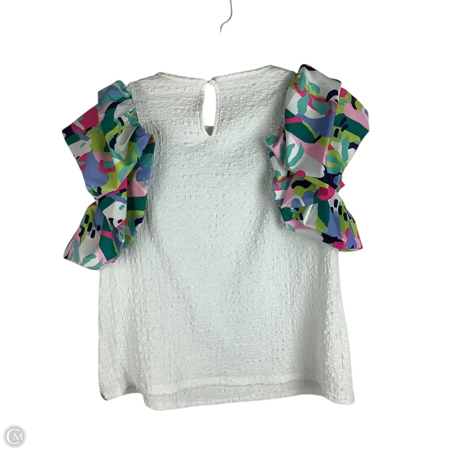 Top Short Sleeve By Thml In White, Size: S