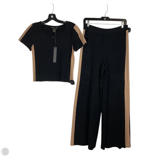 Pants Set 2pc By House Of Harlow In Black & Brown, Size: S