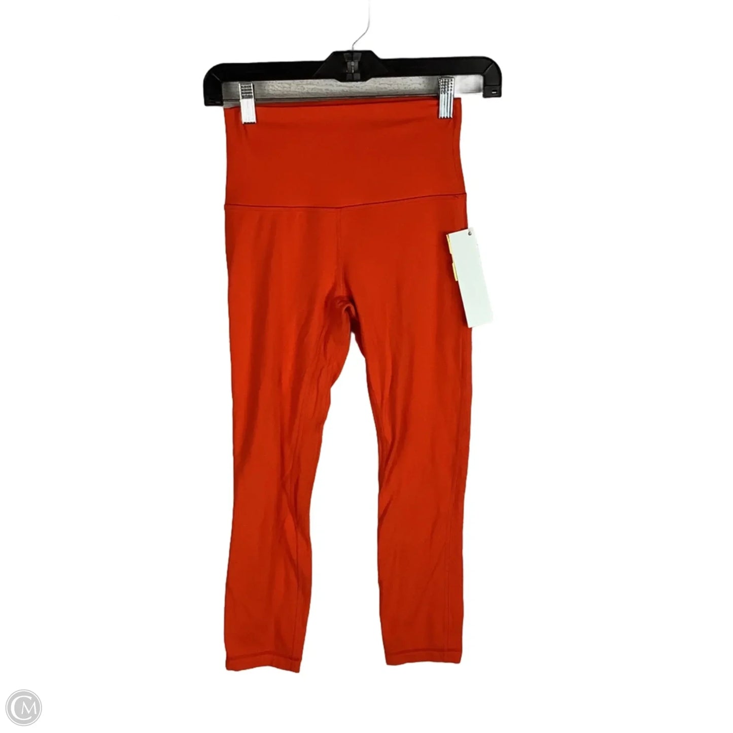 Athletic Leggings By Lululemon In Orange, Size: 4