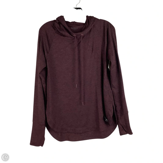 Athletic Top Long Sleeve Hoodie By Athleta In Purple, Size: S