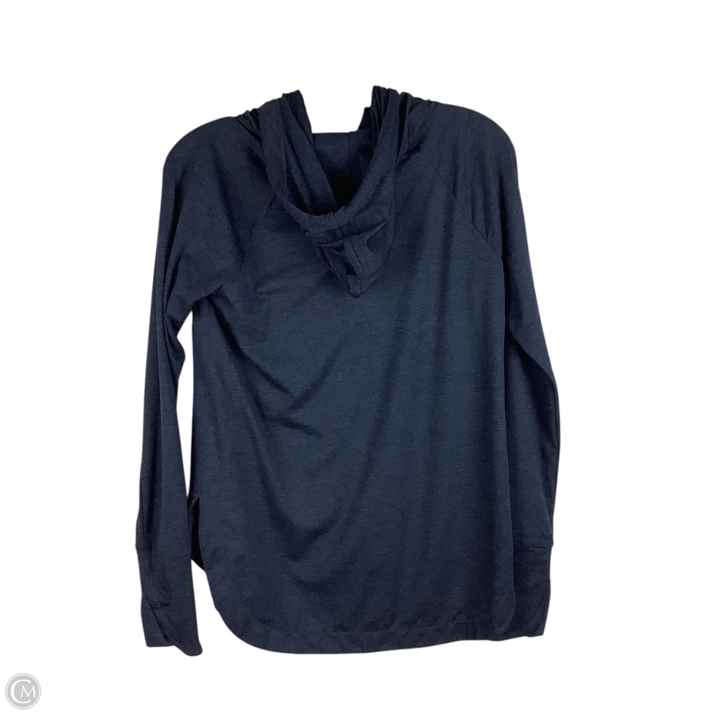 Athletic Top Long Sleeve Hoodie By Athleta In Navy, Size: S