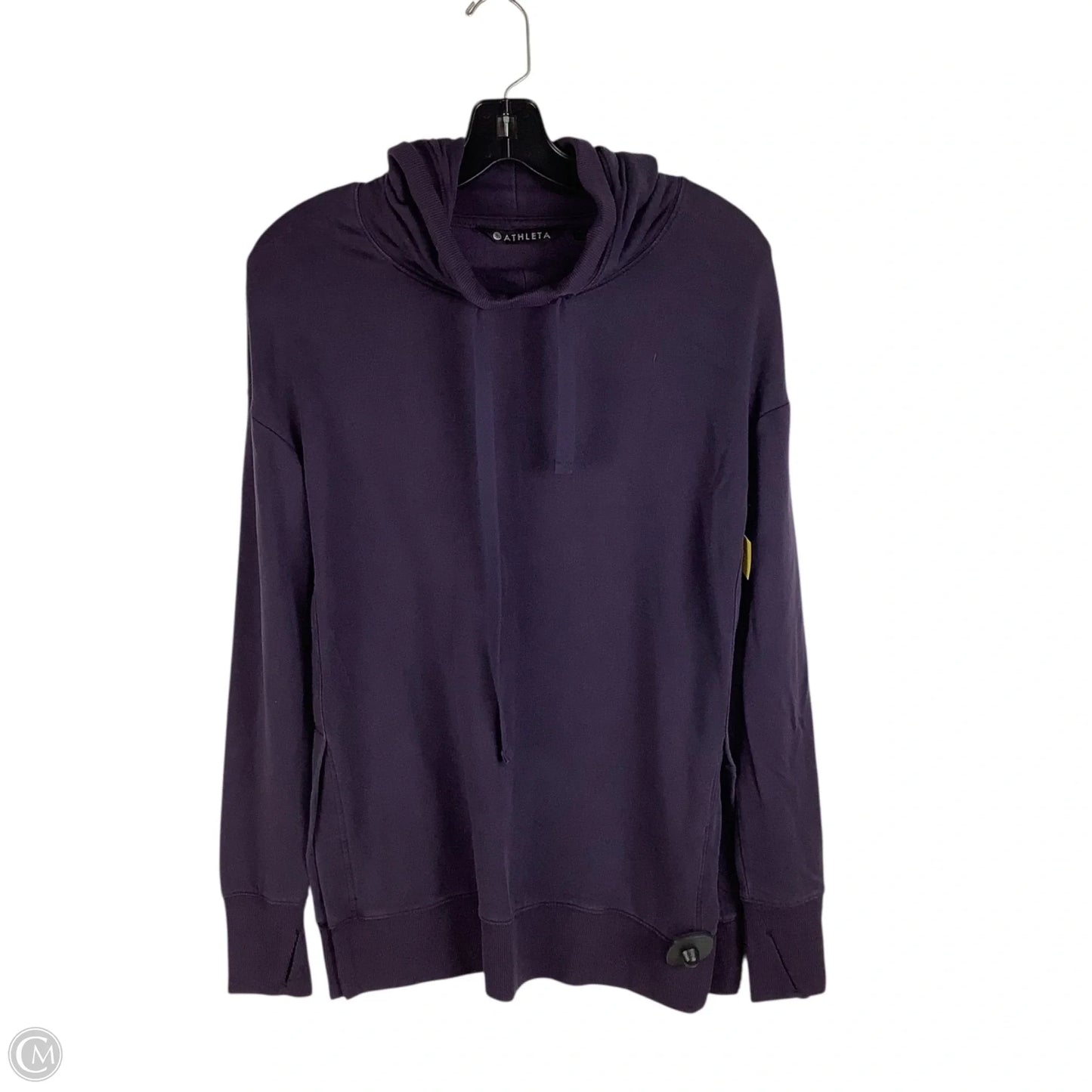 Athletic Top Long Sleeve Hoodie By Athleta In Purple, Size: Xs