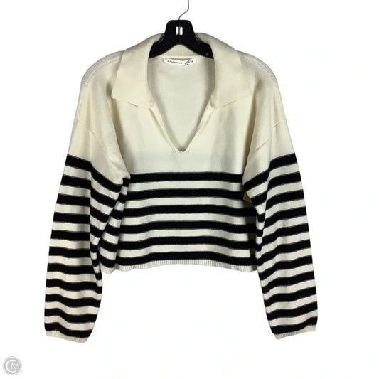 Sweater By Altard State In Striped Pattern, Size: M