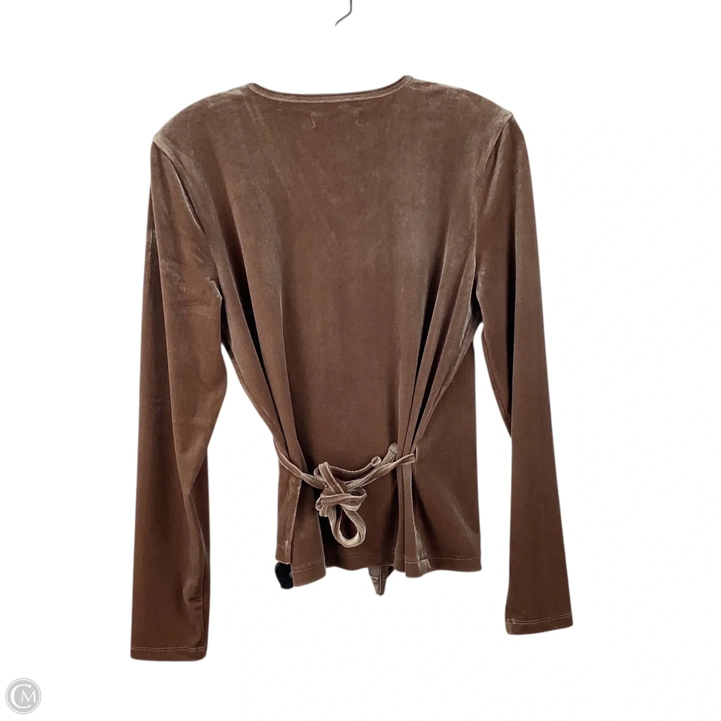 Top Long Sleeve By Madewell In Brown, Size: M