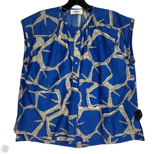 Top Short Sleeve By Cmc In Blue, Size: 2